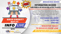 Grad Credit? Get it! Info Session with ROE 4 and USF
